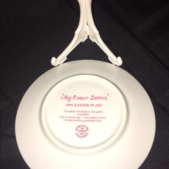 22k Gold Trim Easter Plate - Picture 4 of 4